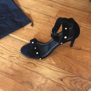 Like new studded Maje sandal with ankle strap